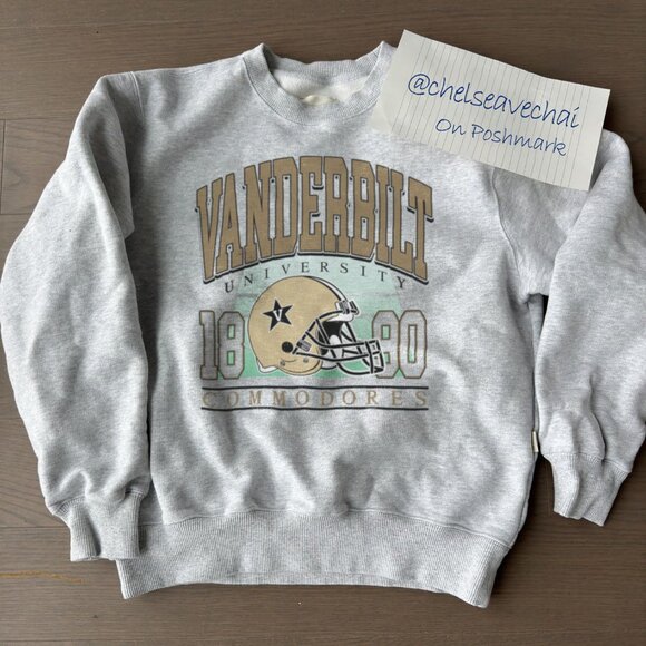 90s Vanderbilt Commodores NCAA Football Sweatshirt, Vanderbilt University Shirt - Picture 1 of 2